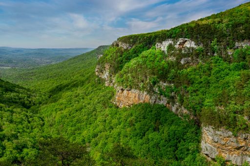 Scenic overlook view Cloudland Canyon State Park - GA