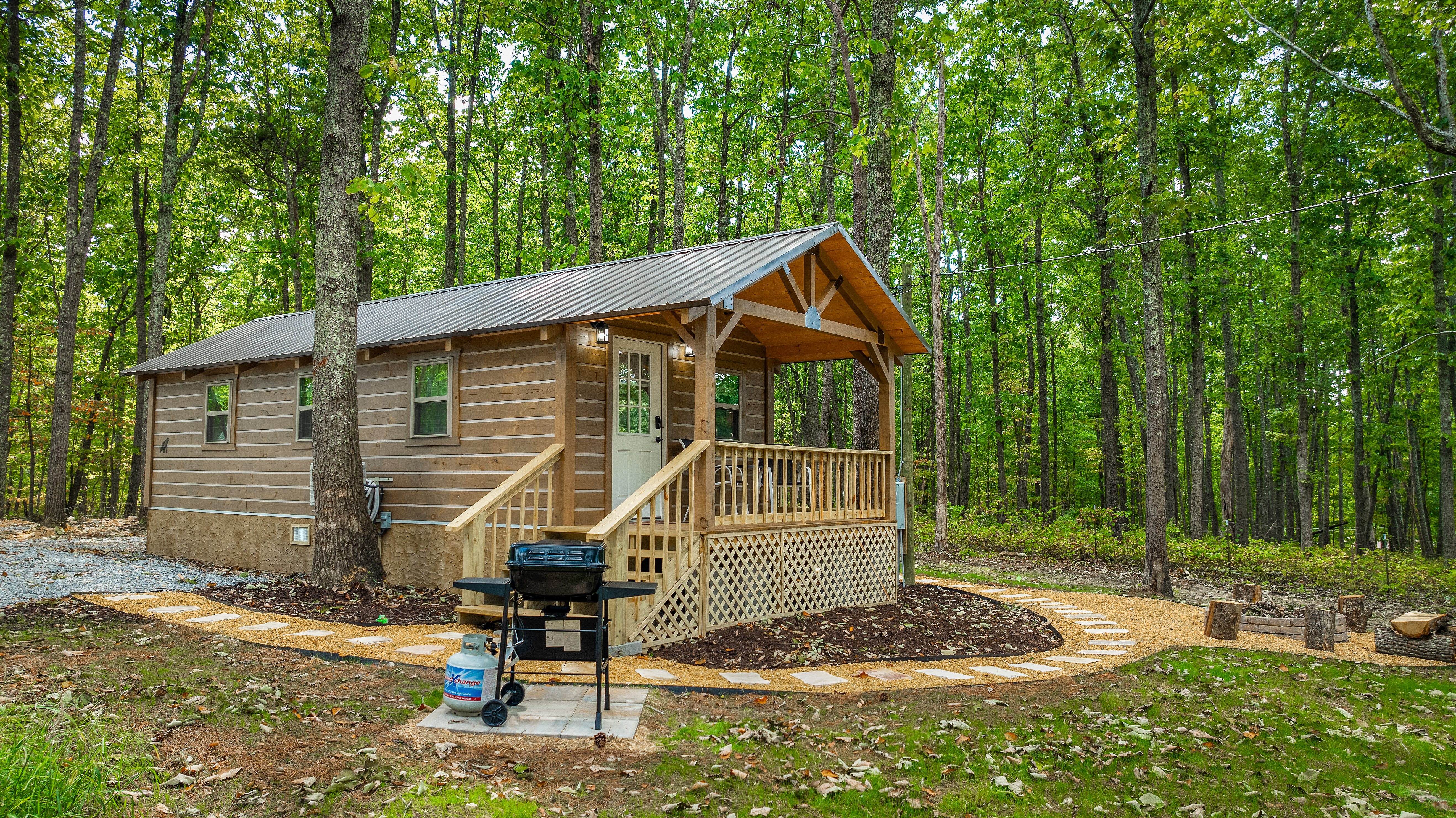 Cabin exterior near Mentone